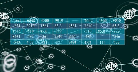 Data Processing Over Network Connections in Digital Concept - Download Free Stock Images Pikwizard.com