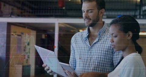 Collaborative Data Analysis at Modern Office Workspace