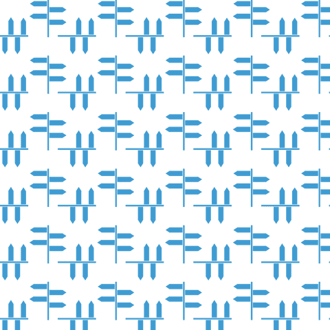 Seamless Blue Guidepost Pattern Vector on Transparent Background - Download Free Stock Videos Pikwizard.com