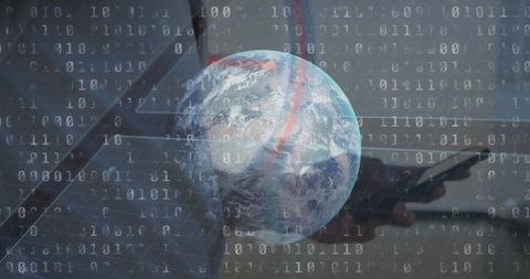 Global Finance and Business Technology Concept