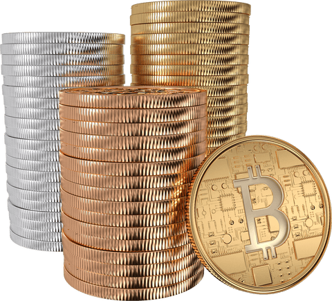 transparent bitcoin digital coin stacks illustration - Download Free Stock Videos Pikwizard.com
