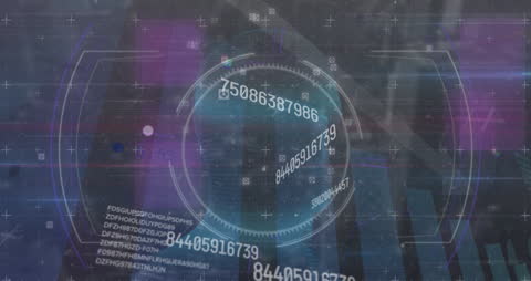 Digital Network Illustration with Globe and Connectivity Elements