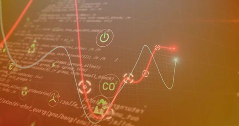 Financial Data Processing on Digital Interface - Download Free Stock Images Pikwizard.com