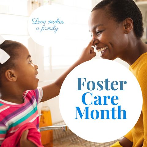 Celebrating Foster Care Month with Family Bonding - Download Free Stock Templates Pikwizard.com