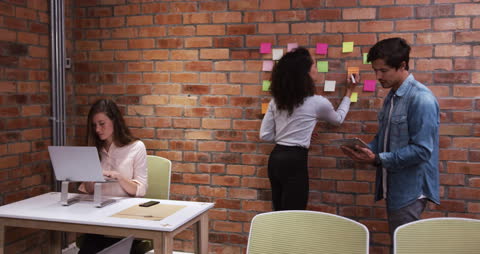 Creative Team Collaboration in Modern Office Space