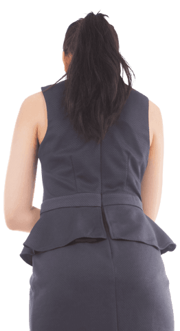 Businesswoman in Professional Attire on Transparent Background