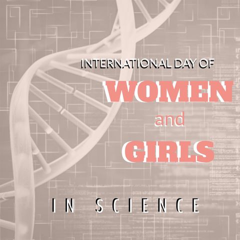 Celebrating International Day of Women in Science with DNA Strand Art - Download Free Stock Templates Pikwizard.com