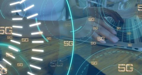 Digital Innovation with 5G Technology and Data Processing - Download Free Stock Images Pikwizard.com