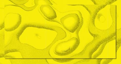 Abstract yellow pattern with fluid shapes