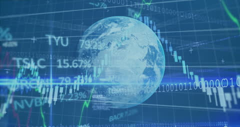 Global Market Trends with Enlightened Globe Hologram