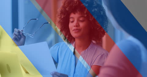 Business Meeting with Diverse Team in Modern Office