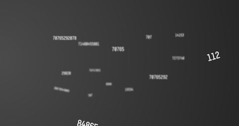 Dynamic Number Movement on Digital Background - Download Free Stock Images Pikwizard.com