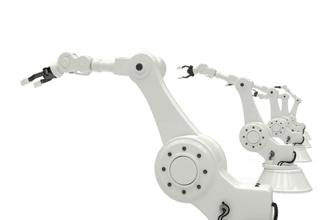 modern robotic arms transparent background vector illustration - Download Free Stock Videos Pikwizard.com