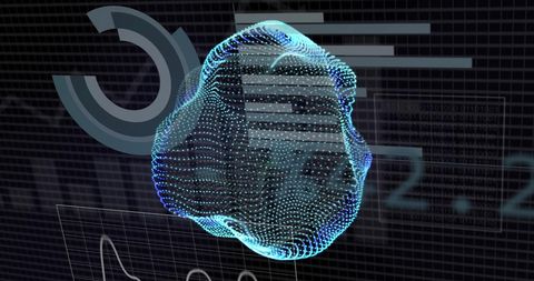 ai data processing with abstract digital mesh interface - Download Free Stock Images Pikwizard.com