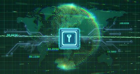 Global Data Encryption Security Concept - Download Free Stock Images Pikwizard.com