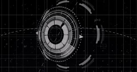 Futuristic Abstract Geometric Digital Interface Background - Download Free Stock Images Pikwizard.com