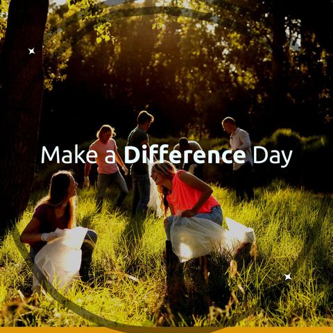 Group of Volunteers Cleaning Park for Make a Difference Day - Download Free Stock Templates Pikwizard.com