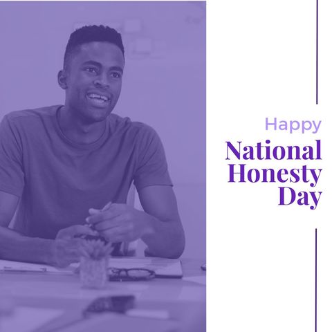 national honesty day celebrated by businessman in office - Download Free Stock Templates Pikwizard.com