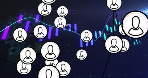 User Icons Overlapping Rising Stock Market Graph - Download Free Stock Images Pikwizard.com