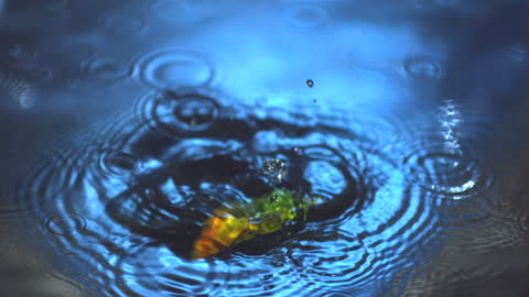 Jalapeno Splashing in Sparkling Water with Ripples