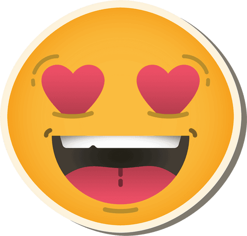 Love Emoji with Heart Eyes on Transparent Background - Download Free Stock Videos Pikwizard.com