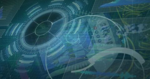 Digital Interface with 5G and Data Processing Circles Over Brain Concept - Download Free Stock Images Pikwizard.com