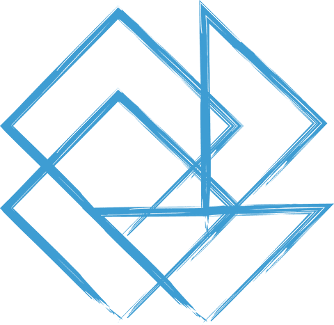 Geometric Blue Abstract Design on Transparent Background - Download Free Stock Videos Pikwizard.com