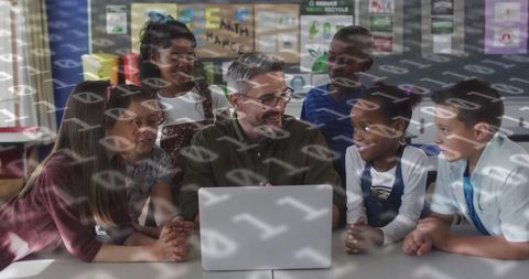diverse classroom learning coding and technology engagement - Download Free Stock Images Pikwizard.com