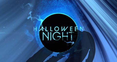 Eerie Halloween Night Digital Concept with Mystical Elements - Download Free Stock Images Pikwizard.com