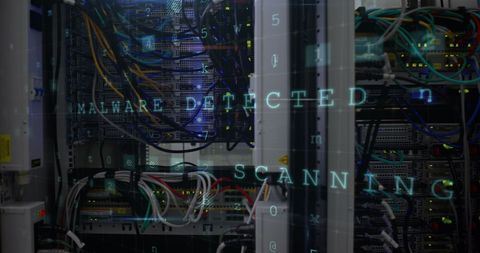 Cyber Security Threat in Data Server Environment - Download Free Stock Images Pikwizard.com