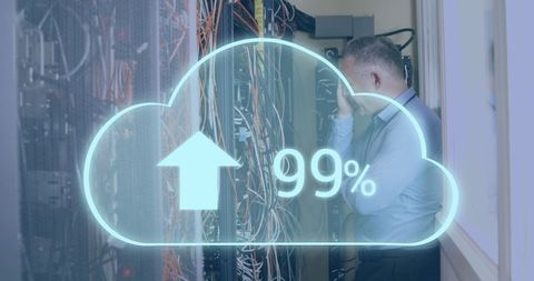 Technician frustrated with cloud server issues