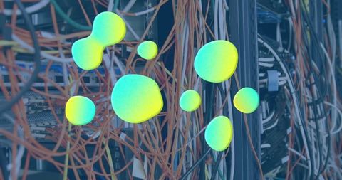 Abstract digital interface over server cables