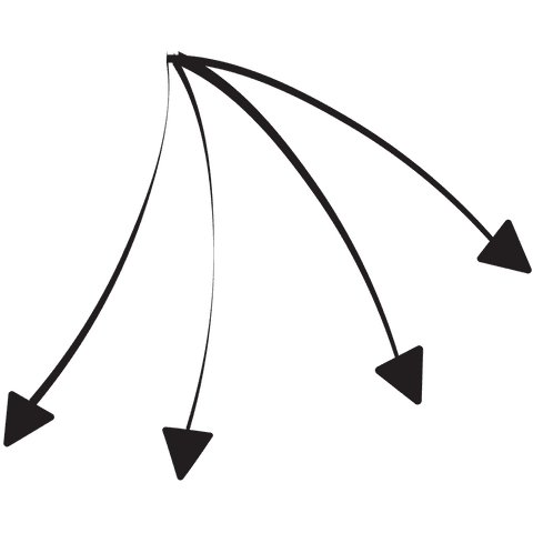 four black curved arrows transparent background vector - Download Free Stock Videos Pikwizard.com