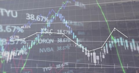 Financial Data Visualization Overlaying Metropolitan Cityscape - Download Free Stock Images Pikwizard.com