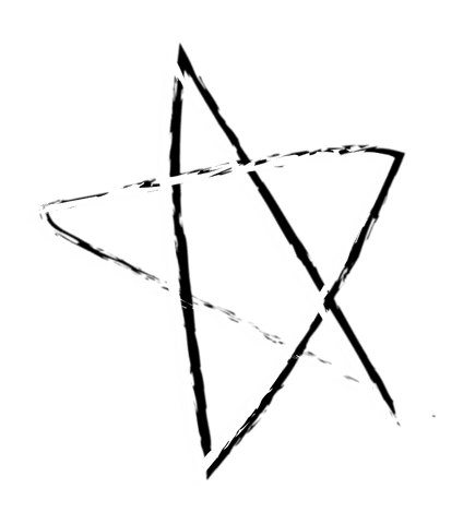 artistic hand-drawn five-point star on transparent background - Download Free Stock Videos Pikwizard.com