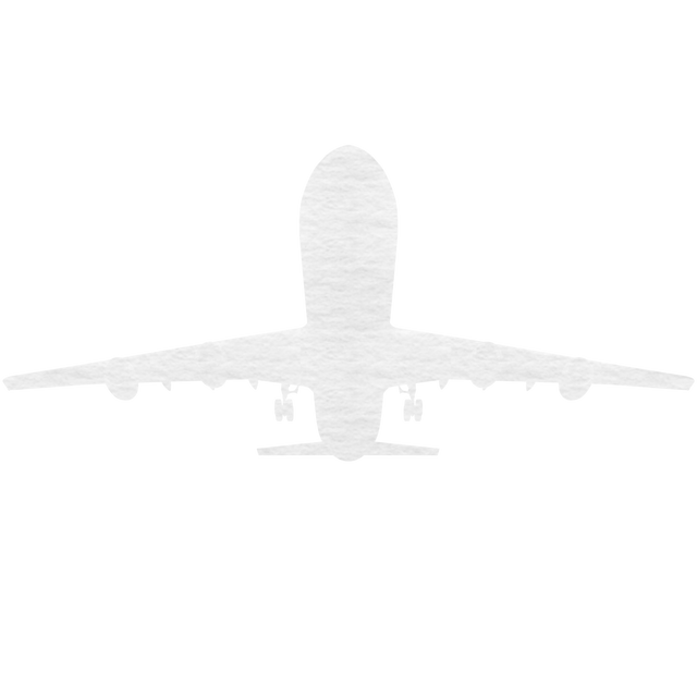 Transparent Airplane Vector Silhouette Isolated on Transparent Background - Download Free Stock Videos Pikwizard.com