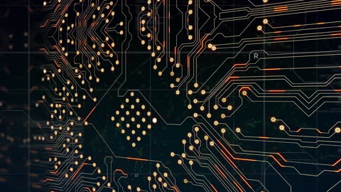 Abstract Digital Circuit Board, Technology and Innovation Concept