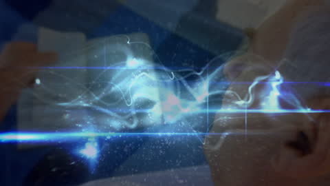 Digital Network Connections over Animated Environment