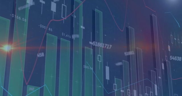 Digital Financial Data Visualization with Charts and Graphs - Download Free Stock Images Pikwizard.com