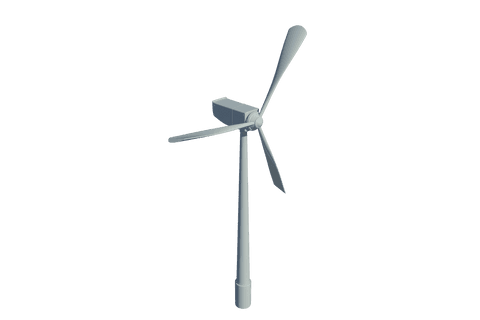 transparent digital illustration of gray windmill on clean background - Download Free Stock Videos Pikwizard.com