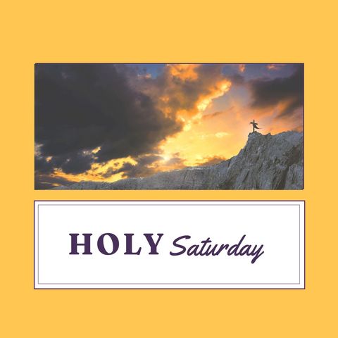 holy saturday celebration with cross at sunrise - Download Free Stock Templates Pikwizard.com