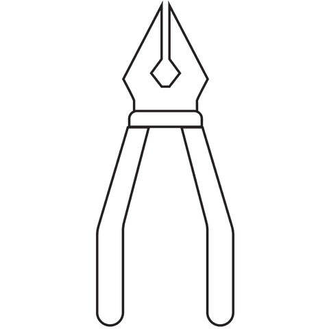 black tongs illustration on transparent background vector - Download Free Stock Videos Pikwizard.com