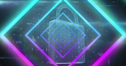 digital lock protection with cybersecurity background - Download Free Stock Images Pikwizard.com
