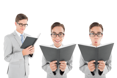 Transparent Background Cheese Expressions with Books and Suits - Download Free Stock Videos Pikwizard.com