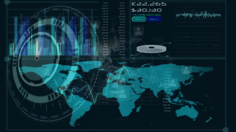 Digital Dashboard with Data Analysis and Global Analytics