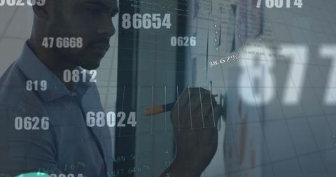 Business Analysis with Embedded Financial Data and Charts - Download Free Stock Images Pikwizard.com