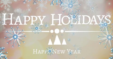 Festive Snowflakes Holiday Greeting Card - Download Free Stock Images Pikwizard.com