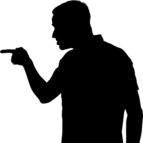 Silhouette of man in transparent lifestyle illustration