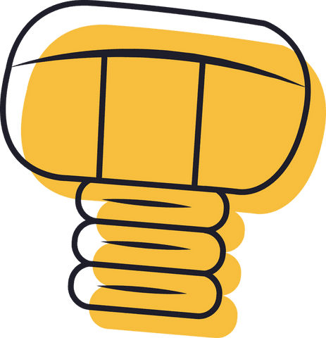 yellow graphic screw on transparent background with bold outline - Download Free Stock Videos Pikwizard.com