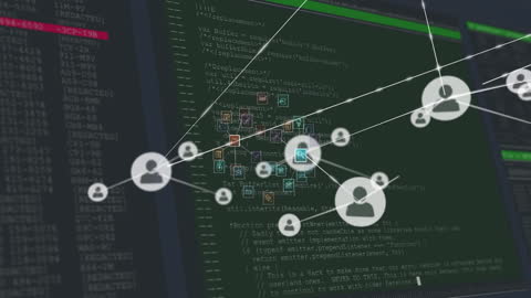 Digital Interface Network Connections with Data Overlay